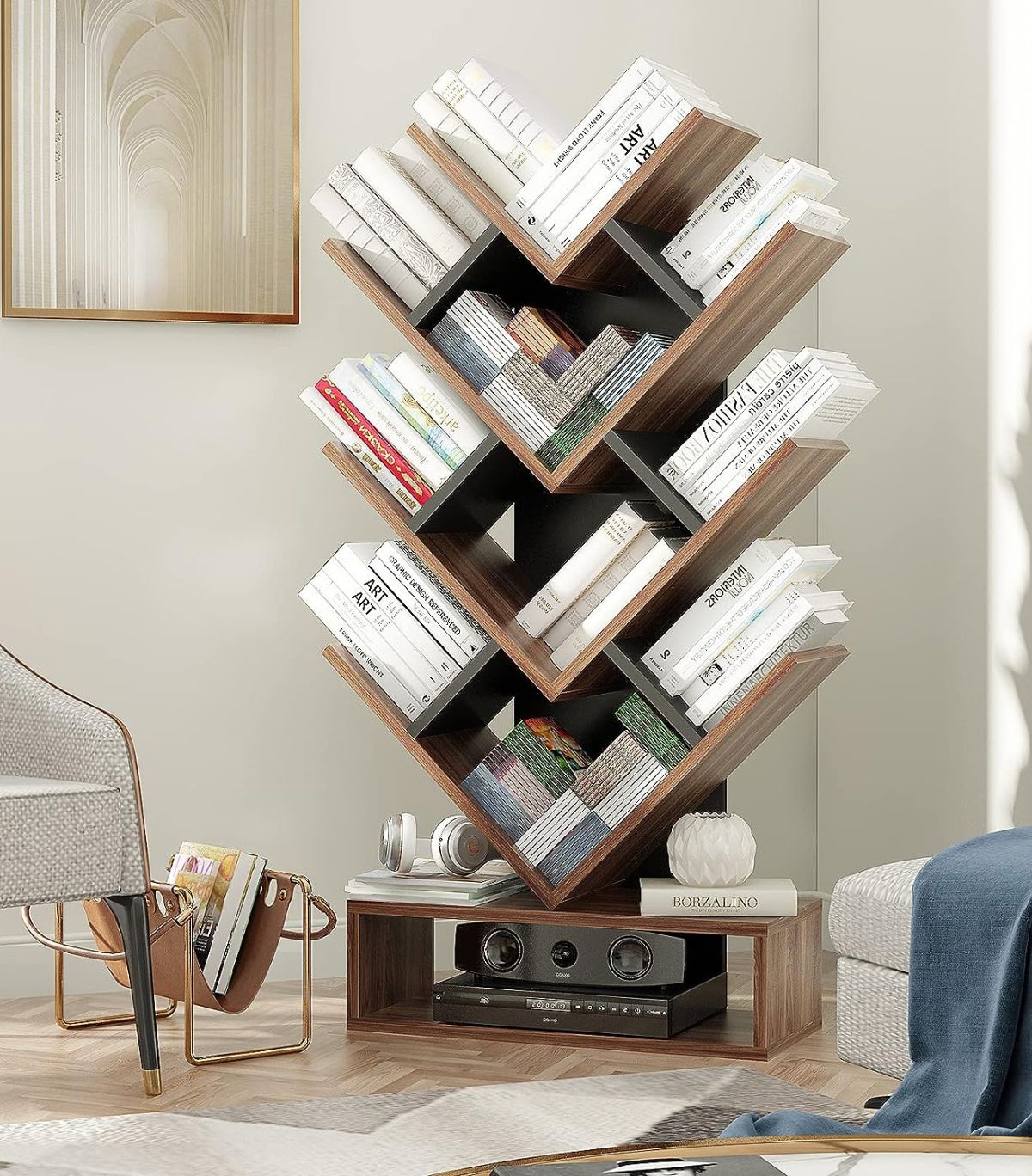 Tree Bookshelves Magazine Racks