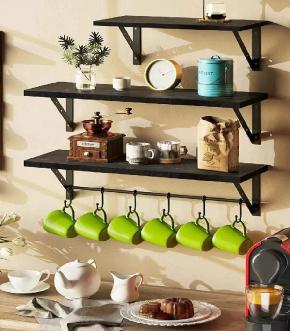 Kitchen Shelves Wall Mounted