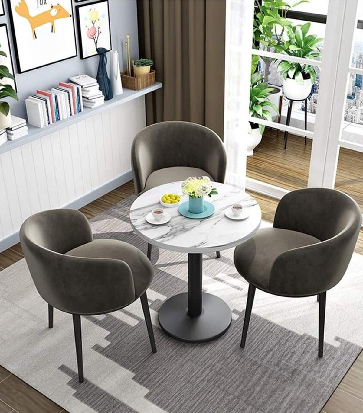 Compact 3 + 1 Dining Table