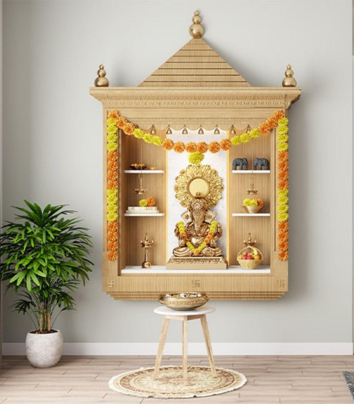 Home Temples For Living Room